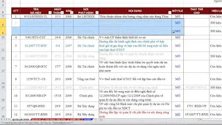 File Excel Quản Lý Hồ Sơ Miễn Phí - Excel Cơ Bản